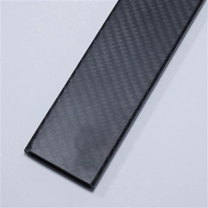 Twill Matte Carbon Fiber Flat Tube