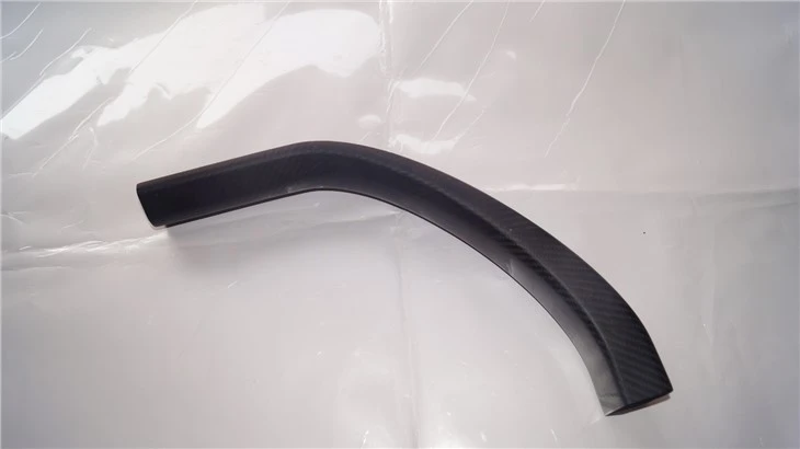 Deformed Bent Carbon Fiber Pipe